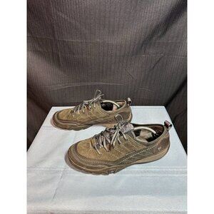 Merrell Black and Grey Lace Up Low Top Work Sneakers Size 10US 7.5UK used no box